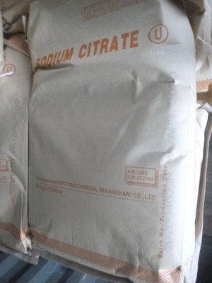 White Acidity Regulator EINECS 200-675-3 Sodium Citrate Granules